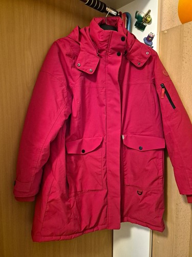 Rainttex damen parka jacke rot - parka,