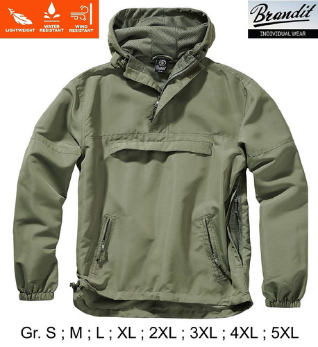 Brandit windbreaker light oliv - brandit,