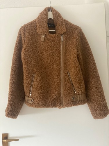 Teddy fleece jacke braun - teddy-fleece,