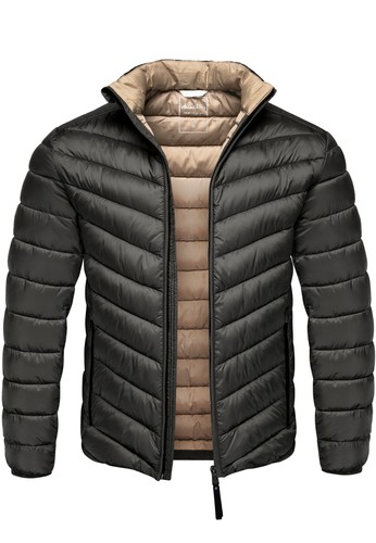 Herren gefütterte steppjacke - herren,