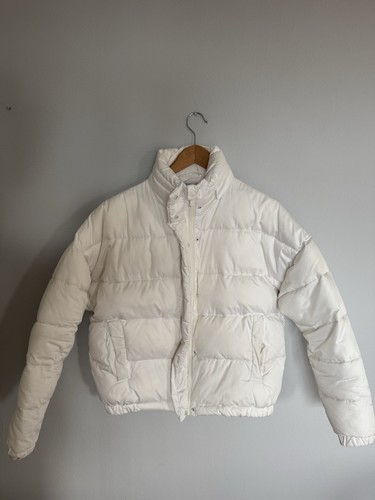 Weiße puffer jacket - weiße, im